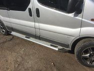 Renault Trafic 2001–2015 Boční nášlapy Bosphorus OLD Grey (2 ks, hliník) Dlouhý rozvor fotografie 2