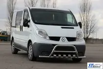 Nissan Primastar 2002–2014 Nerezový ochranný rám (bullbar) WT003-15 fotografie 3
