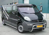 Renault Trafic 2001–2015 Sluneční kšilt na čelní sklo (černý lesk, 5 mm) fotografie 2