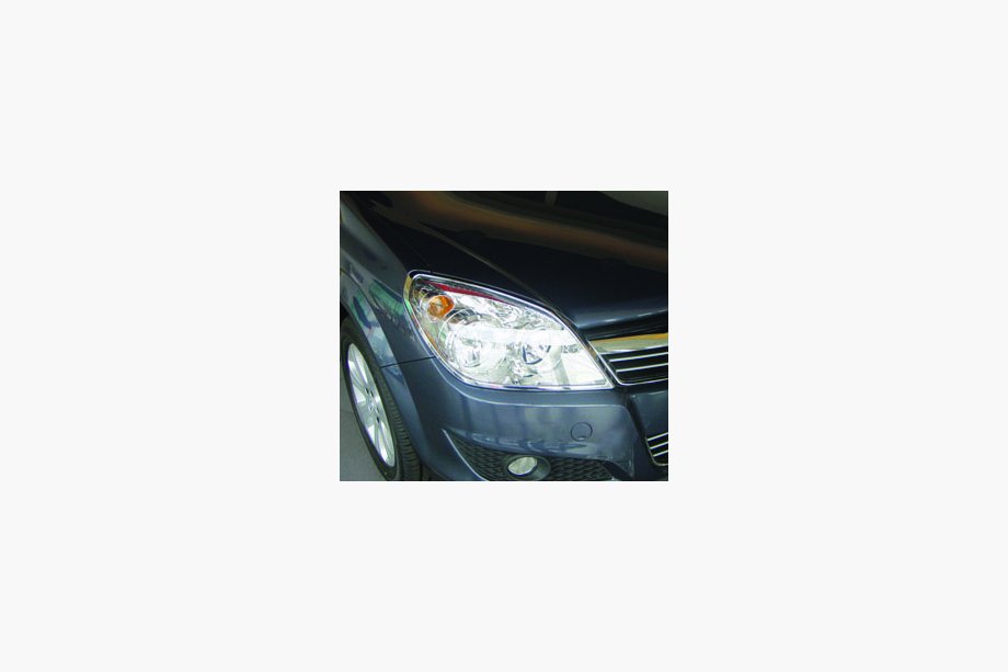 Opel Astra H 2004–2013 Chromové kryty světlometů (HB, 2 ks, plast) Image