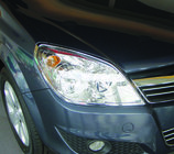Opel Astra H 2004–2013 Chromové kryty světlometů (HB, 2 ks, plast) fotografie 1