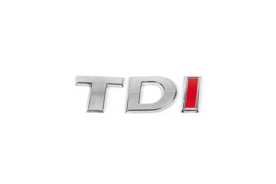 Volkswagen Golf 7/E-Golf 2012–2020 Nápis TDI (šikmé písmo) Fotografie 1