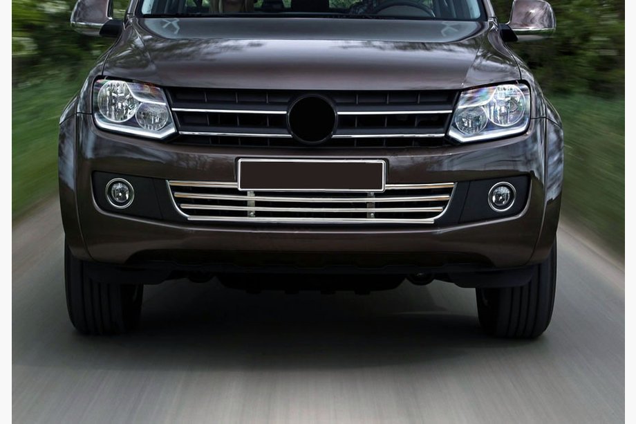 Volkswagen Amarok 2010–2022 Mřížka do nárazníku (nerez) Image