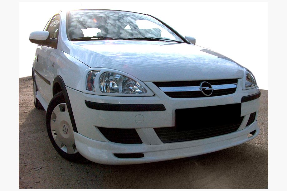 Opel Combo 2002–2012 Přední spodní nástavec nárazníku (k lakování) Image