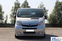 Nissan Primastar 2002–2014 Přední ochranný rám ST014 (nerez) fotografie 2