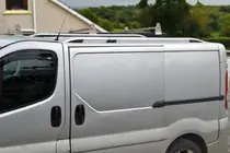 Opel Vivaro 2001–2015 Střešní podélníky Skyport (šedé) fotografie 3