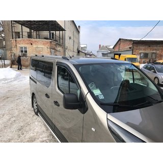 Chromované střešní ližiny Renault Trafic 2015– fotografie 2