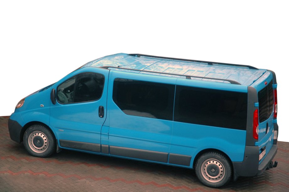 Nissan Primastar 2002–2014 Černé střešní ližiny Image
