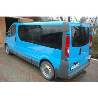 Černé střešní ližiny Renault Trafic 2001–2015 fotografie 3