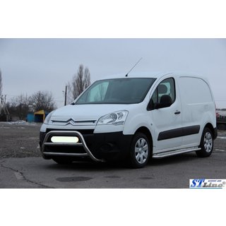 Bullbar WT022 (nerez) Peugeot Partner Tepee 2008–2018 fotografie 2
