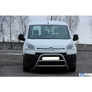 Bullbar WT022 (nerez) Peugeot Partner Tepee 2008–2018 fotografie 4