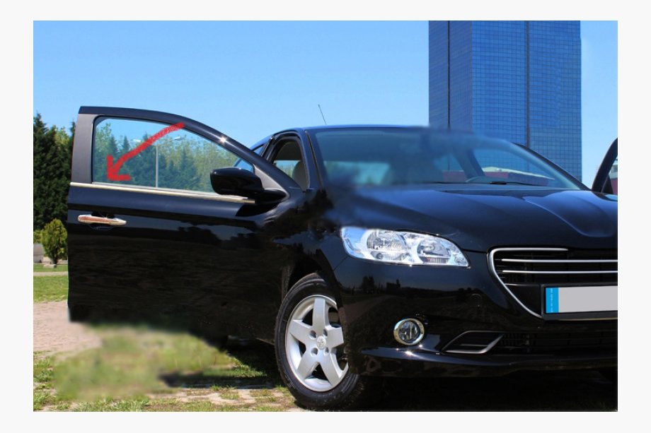 Peugeot 3008 2008–2016 Okenní lišty (bez zadního trojúhelníkového okénka, 6 ks, nerez) Image