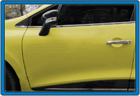 Renault Clio IV 2012–2019 Nerezové kryty dveřních klik HB (4 ks) Carmos - turecká ocel fotografie 2