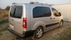 Peugeot Partner Tepee 2008–2018 Střešní ližiny CHROM fotografie 3