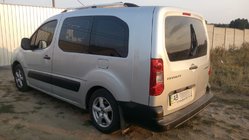 Peugeot Partner Tepee 2008–2018 Střešní ližiny CHROM fotografie 4