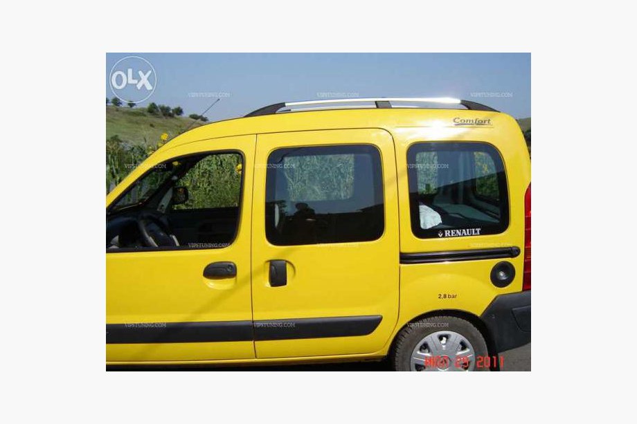Renault Kangoo 1998–2008 Chromované střešní ližiny Fotografie 4