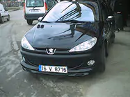 Peugeot 206 1998–2024 Přední spodní nástavec nárazníku (k lakování) fotografie 2