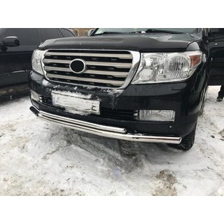Přední ochranný rám ST014 (2007-2015 nerez) Toyota Land Cruiser 200 2007–2021 fotografie 1