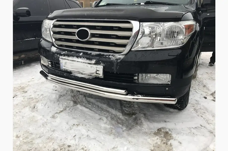 Toyota Land Cruiser 200 2007–2021 Přední ochranný rám ST014 (2007-2015 nerez) Image