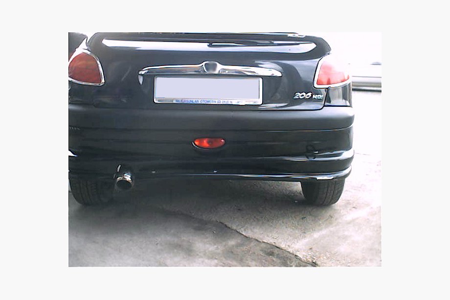 Peugeot 206 1998–2024 Zadní spodní nástavec (k lakování) Image