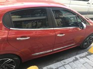 Peugeot 208 2012–2019 Okenní lišty (4 ks, nerez) fotografie 2