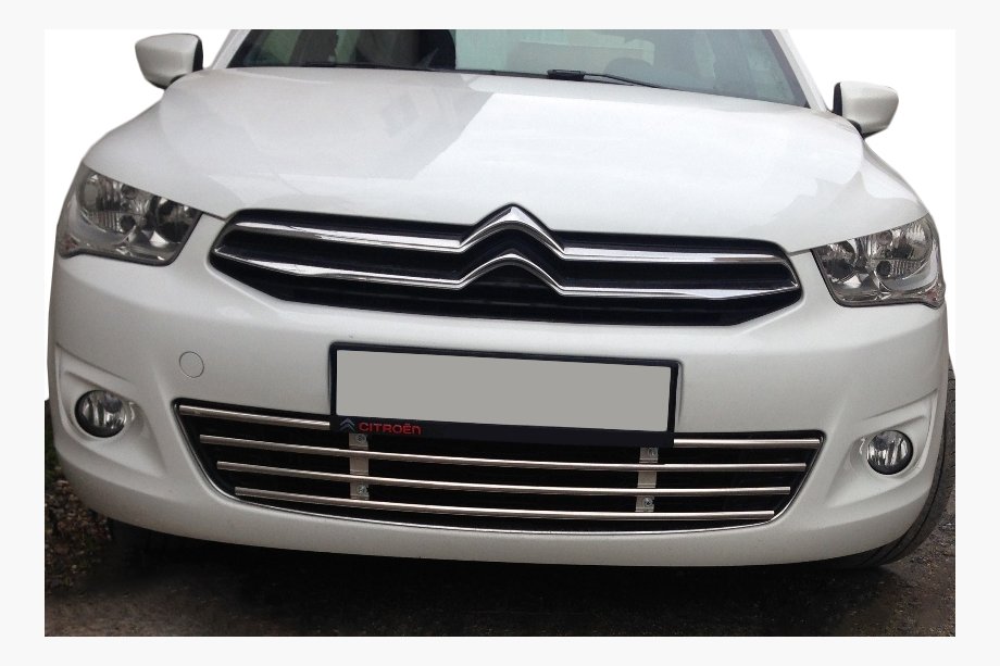 Citroen C-Elysee 2013–2022 Mřížka do nárazníku (nerez) Image