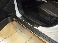 Peugeot 4008 2012–2017 Nerezové lišty prahů НатаНика Premium (4 ks) fotografie 1