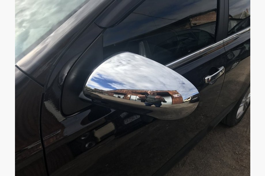 Nissan Qashqai 2010–2014 Chromové kryty zpětných zrcátek (2 ks, plast) Image