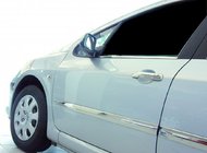 Peugeot 308 2007–2013 Nerezové lišty na dveře (4 ks) fotografie 1