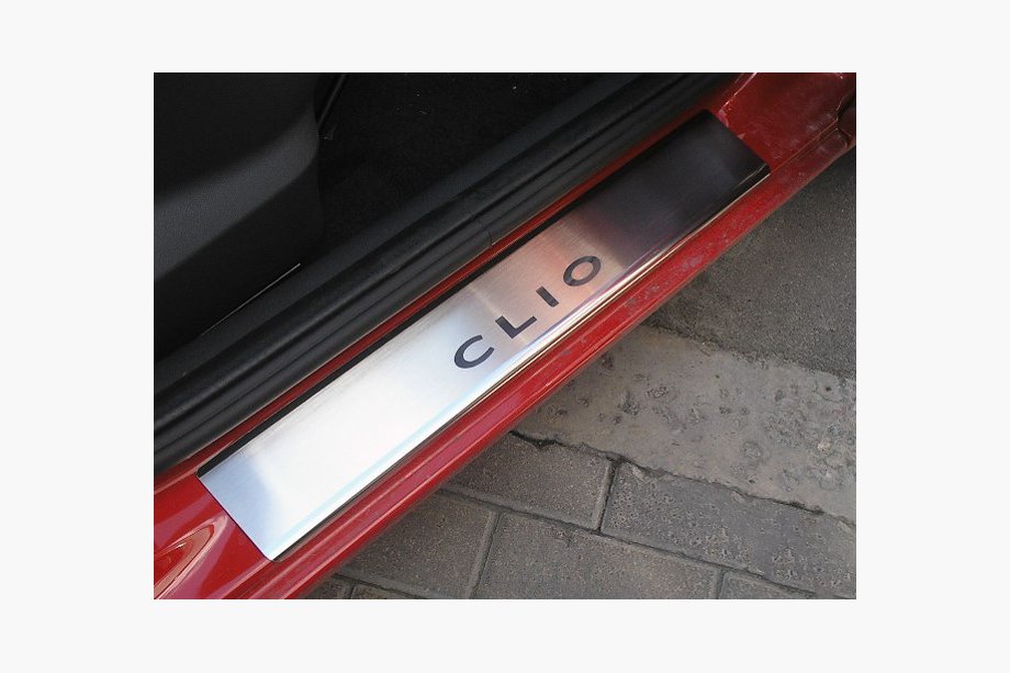 Renault Clio III 2005–2012 Nerezové kryty prahů Nataniko (4 ks, nerez) Image