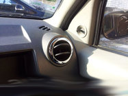 Renault Duster 2008–2017 Nerezové rámečky výdechů ventilace interiéru (4 ks) fotografie 4
