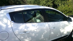 Renault Megane III 2009–2016 Spodní lišty oken (HB, 6 ks, nerez) fotografie 1