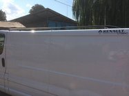 Renault Trafic 2001–2015 Černé střešní ližiny Dlouhé, plastové patky fotografie 9