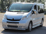Renault Trafic 2001–2015 Přední ochranný rám ST014 (nerez) fotografie 4