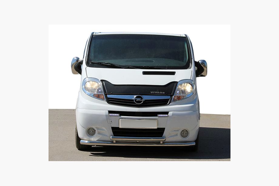 Renault Trafic 2001–2015 Přední ochranný rám ST014/2 (nerez) Image