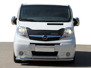 Renault Trafic 2001–2015 Přední ochranný rám ST014/2 (nerez) fotografie 1