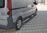 Opel Vivaro 2001–2015 Boční nášlapy – nerezové trubky (2 ks) 60 mm, krátký rozvor fotografie 2