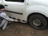 Renault Kangoo 2008–2020 Boční nášlapy Vison (2 ks, hliník / nerez) fotografie 1