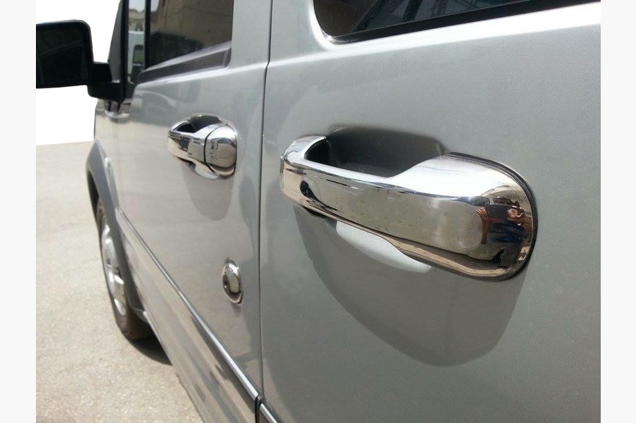 Ford Connect 2010–2013 Chromové kryty klik dveří (4 ks, nerez) Image
