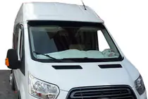 Ford Transit 2014– Kšilt na čelní sklo V1 (lepený, k lakování) fotografie 1