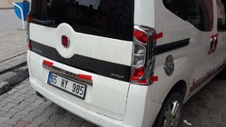 Fiat Fiorino/Qubo 2008–2024 Kryty brzdových světel s ohybem (2 ks, plast) fotografie 4
