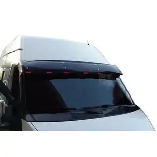 Sluneční kšilt na čelní sklo (černý lesk, 5 mm) Ford Transit 2000–2014 fotografie 1