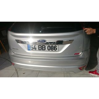 Nerezová lišta na víko kufru (HB) Ford Focus II 2008–2011 fotografie 3
