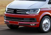 Volkswagen T6 2015–2024 Nerezové kryty mřížky nárazníku 2015-2019 (3 ks) fotografie 1
