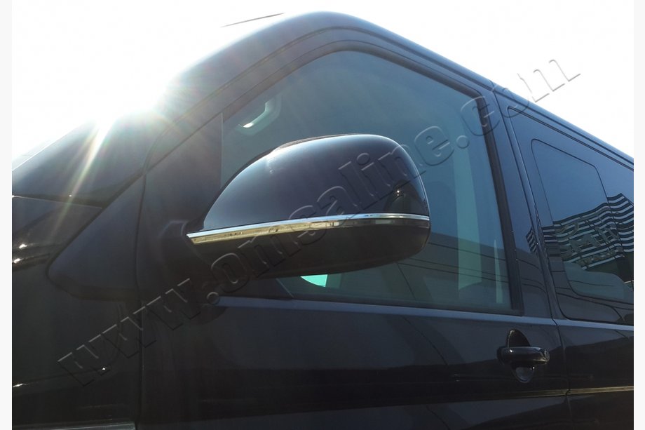Volkswagen T5 2010–2015 Nerezové lišty na zrcátka (2 ks) Fotografie 4