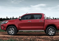 Toyota Hilux 2015– Okenní lišty (4 ks, nerez) fotografie 1