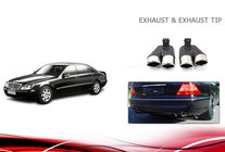 Mercedes S-Class W220 1998–2005 Koncovky výfuku V1 (2 ks) fotografie 5
