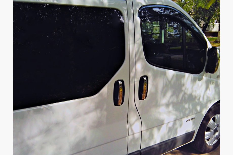 Renault Trafic 2001–2015 Chromové kryty klik dveří (4 ks, nerez) Fotografie 2