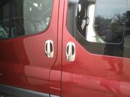 Opel Vivaro 2001–2015 Nerezové rámečky kolem klik dveří (4 ks) fotografie 2