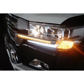 Mračítka na světlomety s LED (2016↗) Toyota Land Cruiser 200 2007–2021 fotografie 3